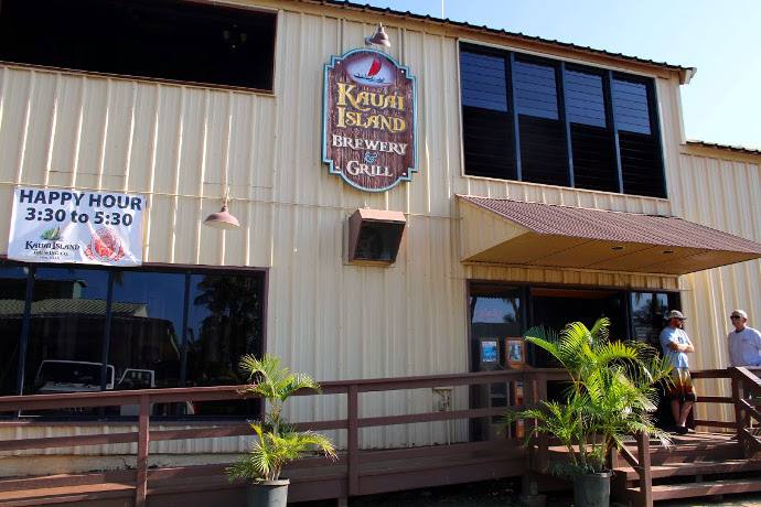 Kauai Island Brewery and Grill is located in the industrial 